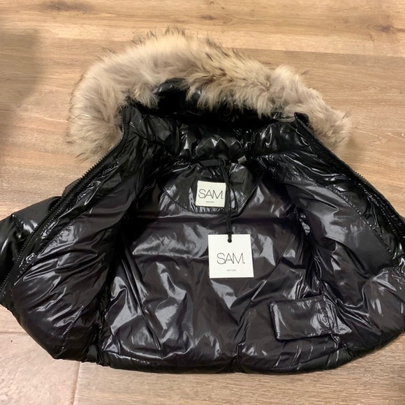 SAM. Snowbunny Down Bubble Jacket JET black - Picture 2 of 6